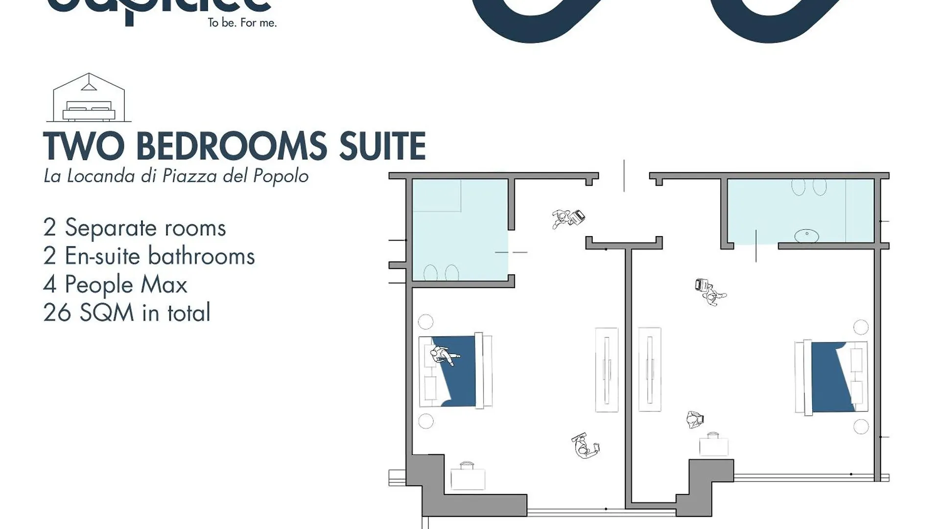 La Locanda Di Piazza Del Popolo Rom 3*,